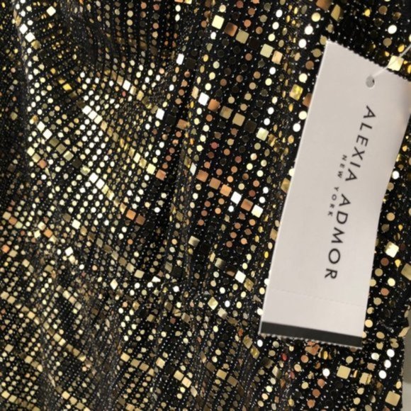 NWT ALEXIA ADMOR  Sequin Sheath Dress Small - Picture 5 of 5